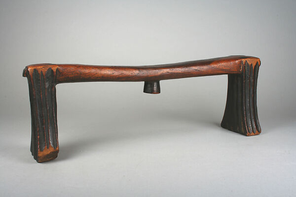 Headrest, Wood, Zulu or Nguni peoples 