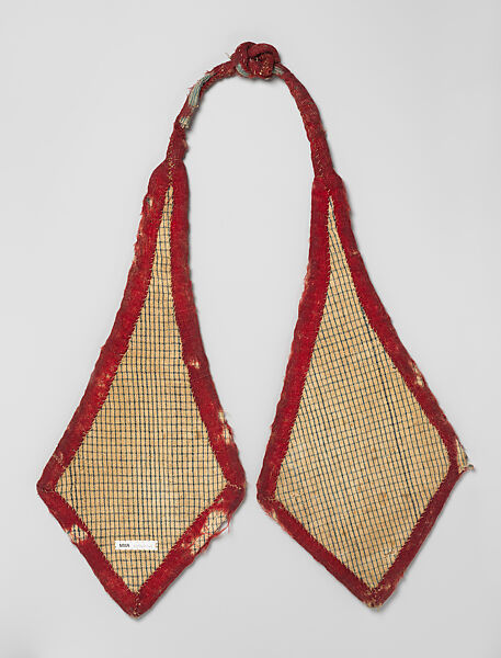 Udàmalóre (ceremonial sword) and sheath with apete (panel ornaments), Yoruba artist, Cotton, glass beads, wood, brass, rope, Yoruba