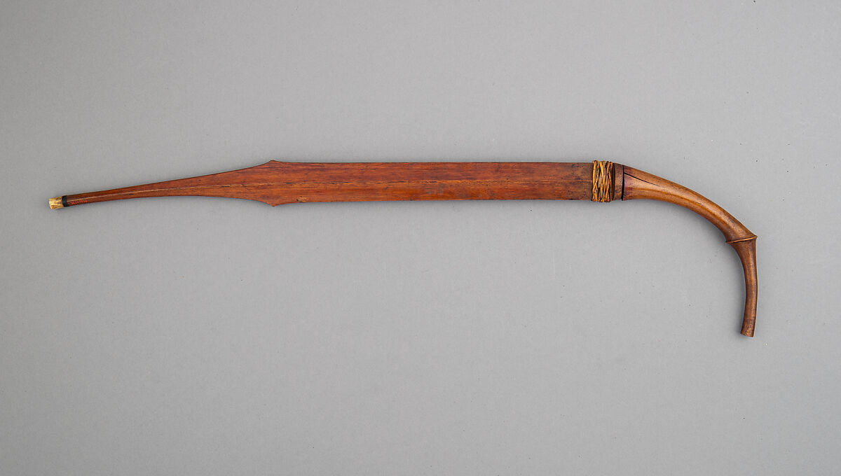 Dagger (Palitai) with Sheath, Wood, steel, bone, Mentawi, Mentawai Islands