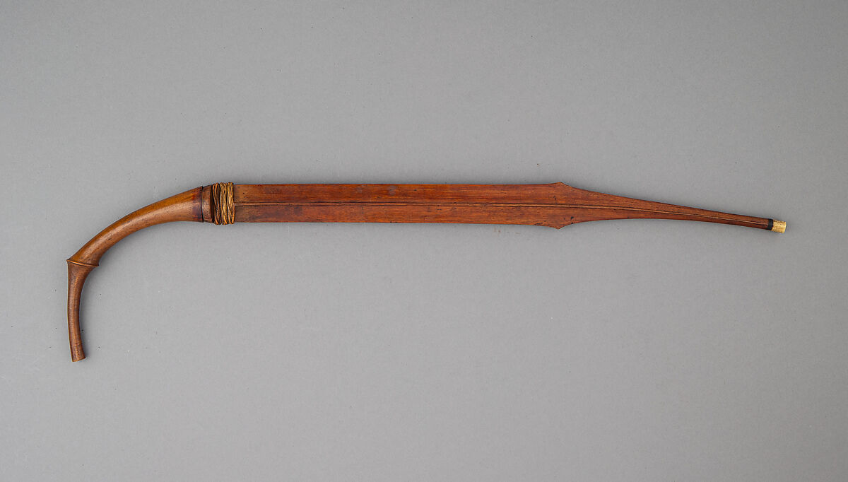 Dagger (Palitai) with Sheath, Wood, steel, bone, Mentawi, Mentawai Islands