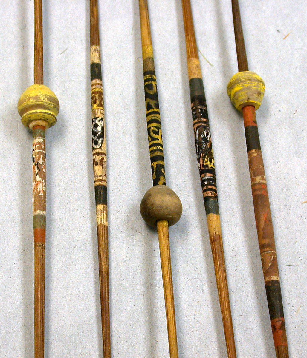 Spindle, Wood, paint, Peruvian