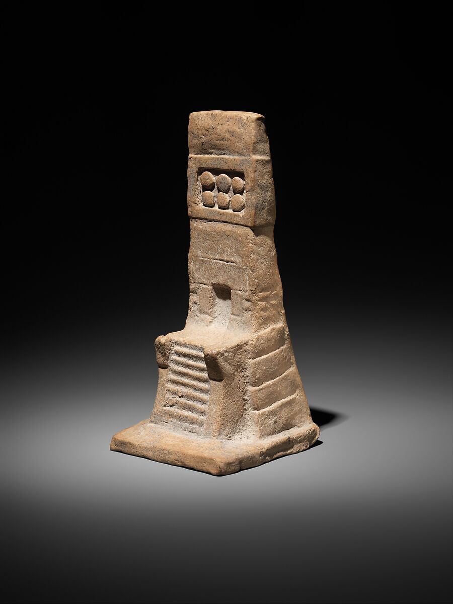 Temple Model, Ceramic, Mexica (Aztec)