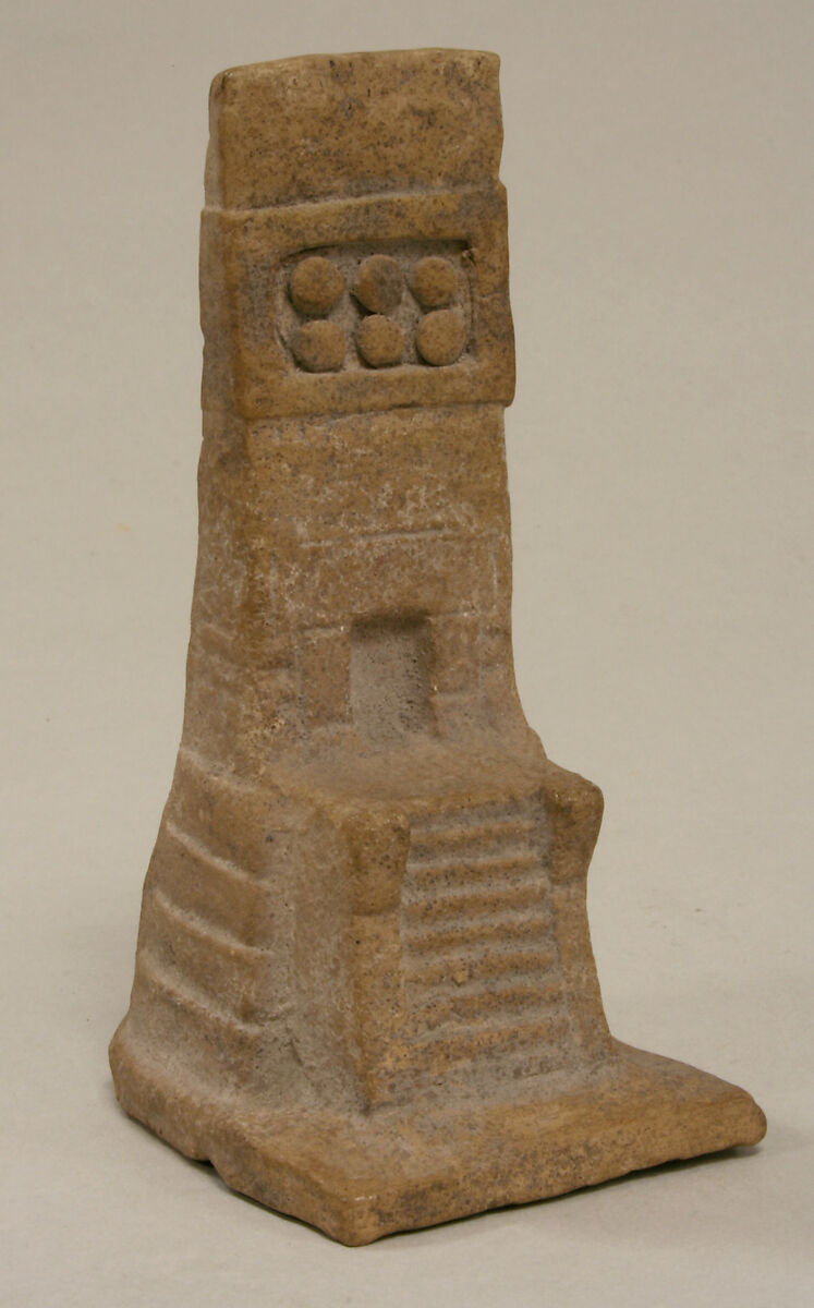 Temple Model, Ceramic, Mexica (Aztec)