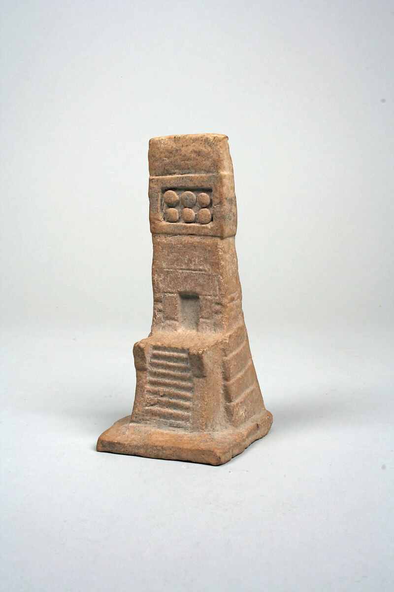 Temple Model, Ceramic, Mexica (Aztec)