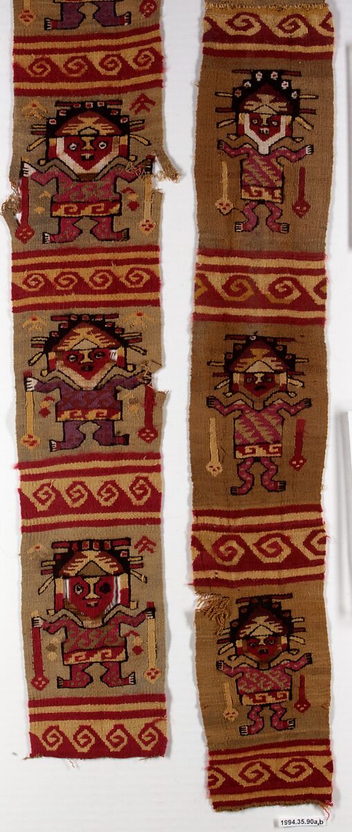 Sash Fragments, Cotton, Peruvian 