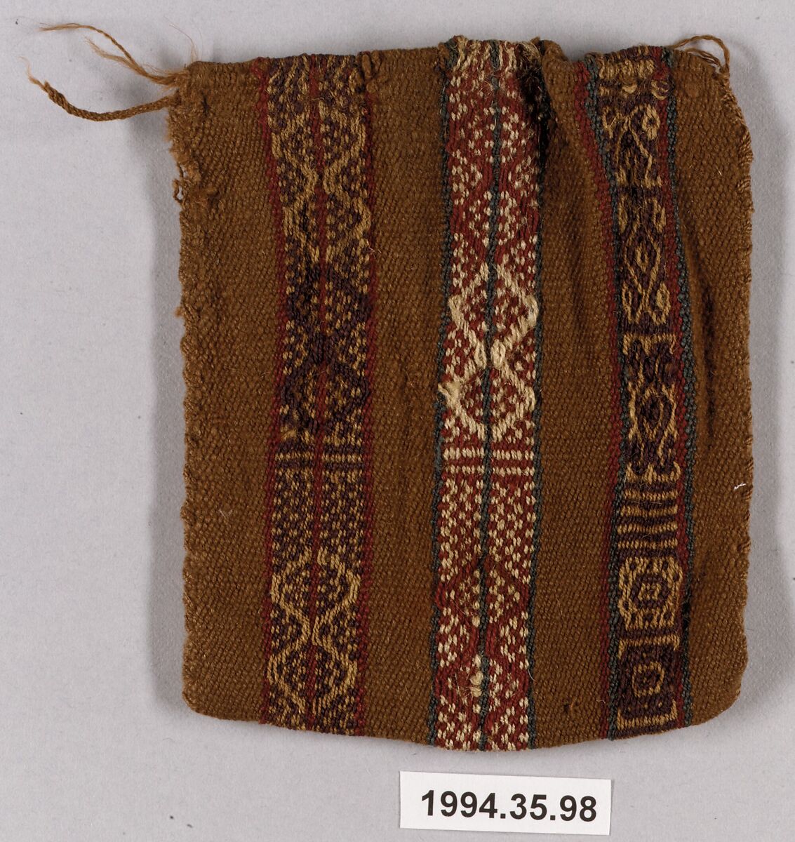 Bag, Cotton, camelid hair, Quechua 