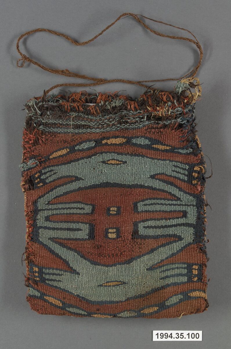 Bag, Camelid hair, Nasca (?)