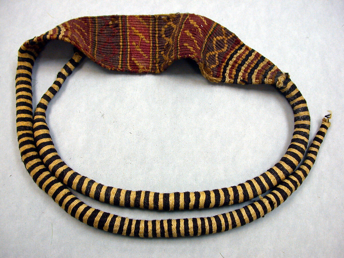Sling, Camelid hair, Inca (?)