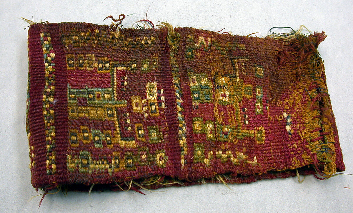 Headband, Cotton, camelid hair, Wari