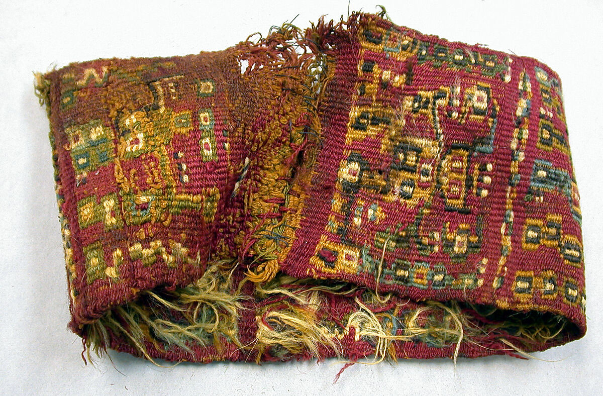 Headband, Cotton, camelid hair, Wari