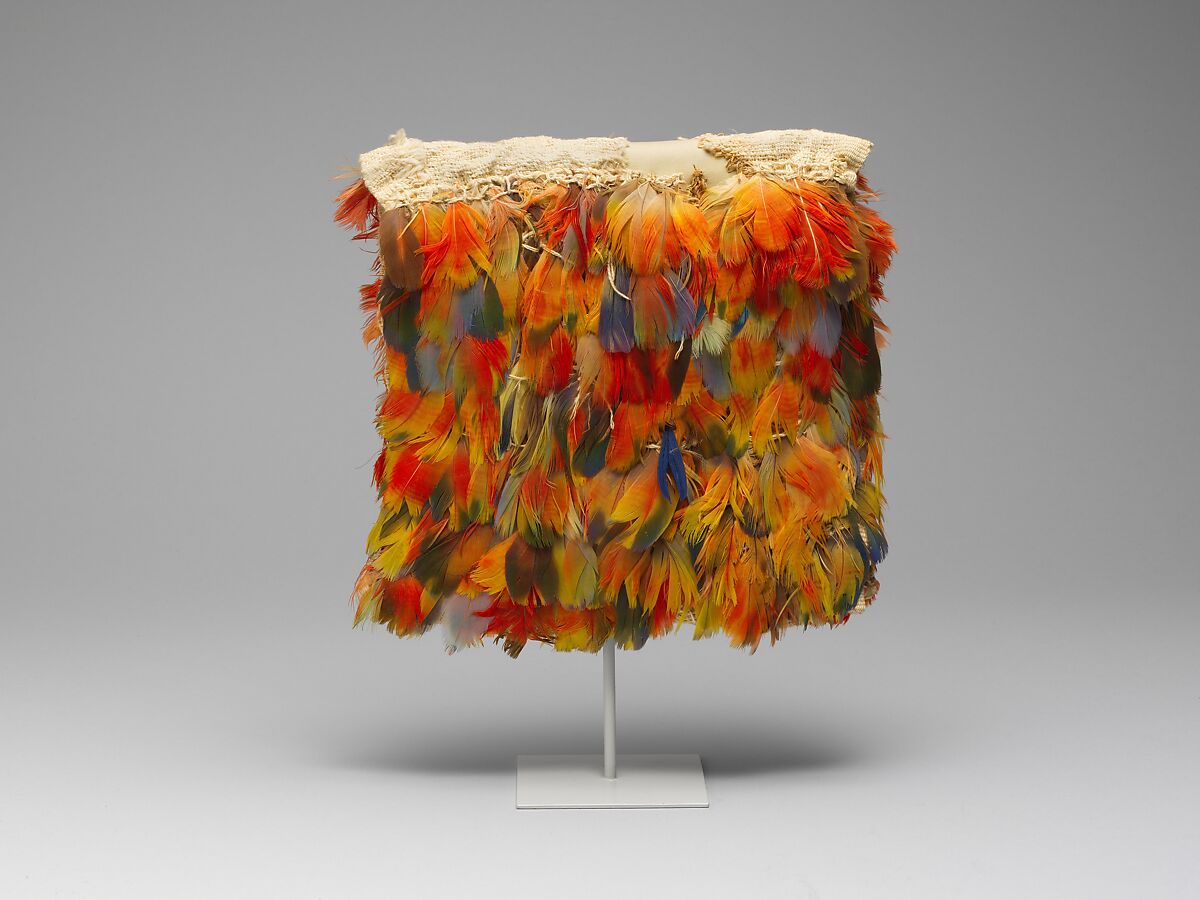 Miniature Tunic, Cotton, feathers, Ica