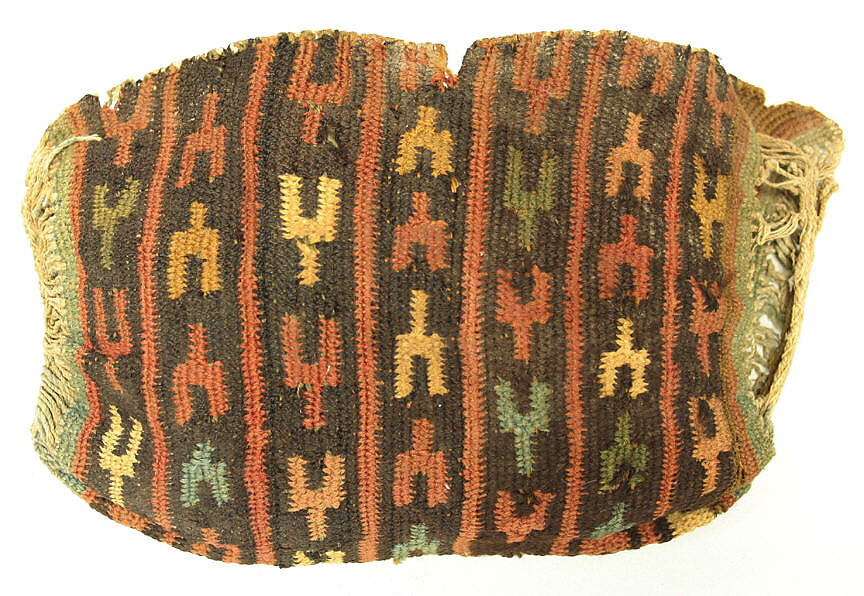 Cap, Cotton, camelid hair, Peruvian