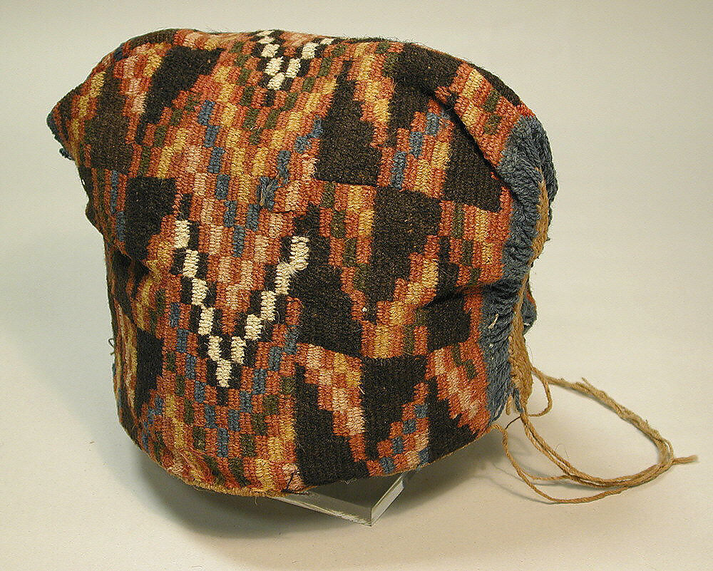 Cap, Cotton, camelid hair, Peruvian