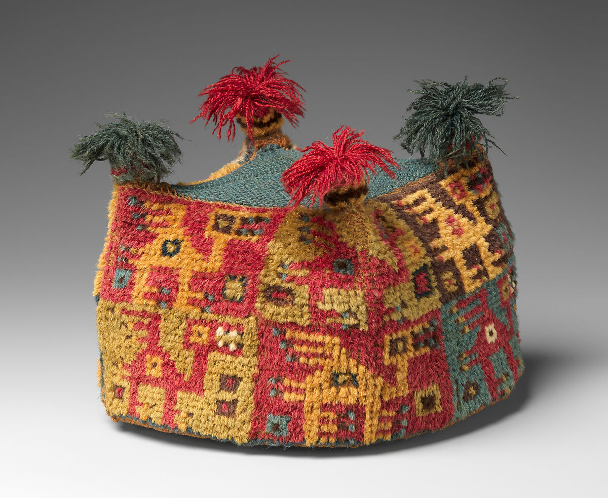 Four-Cornered Hat, Camelid hair, Wari