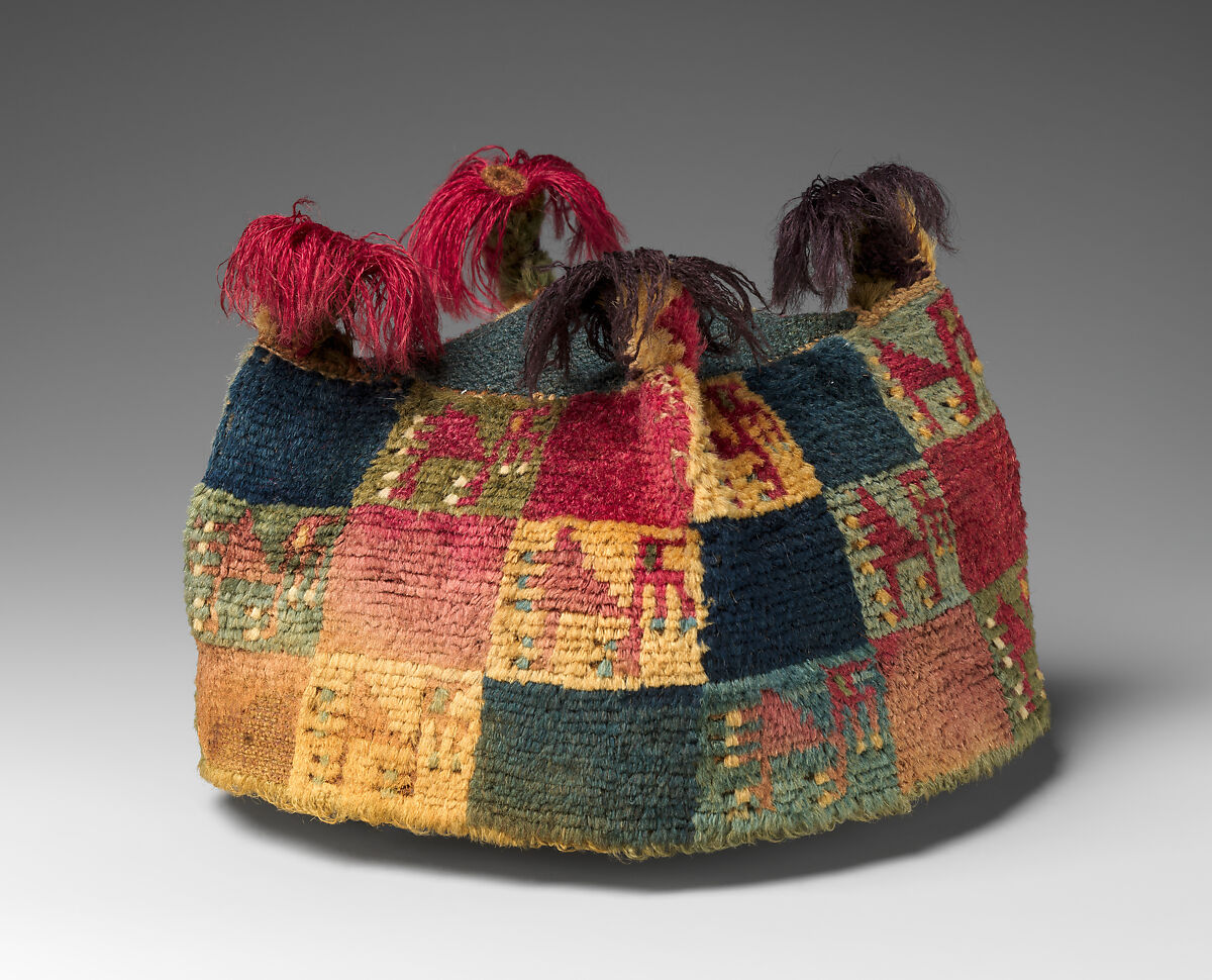 Four-Cornered Hat, Camelid hair, Wari