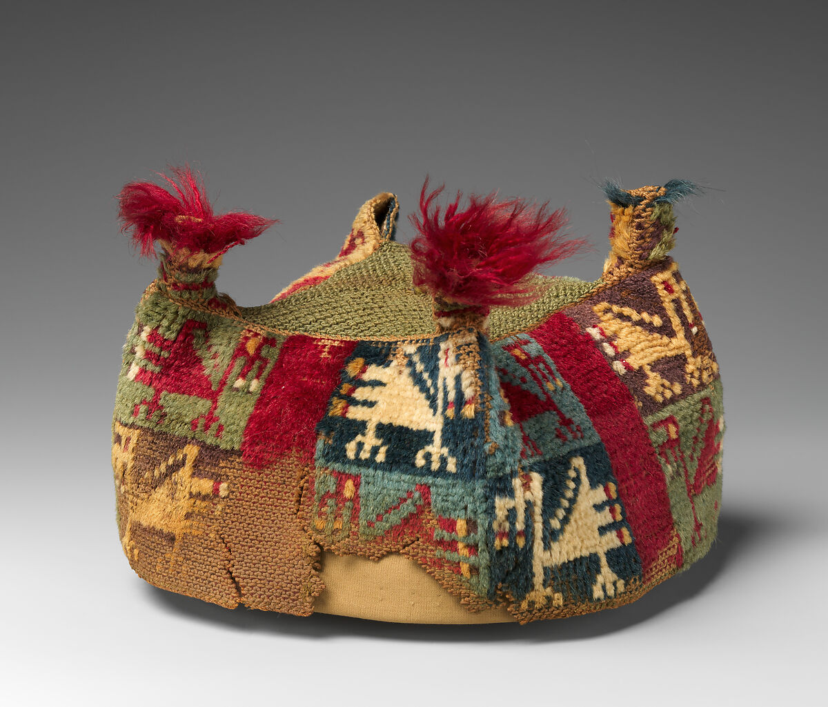 Four-Cornered Hat, Camelid hair, Wari