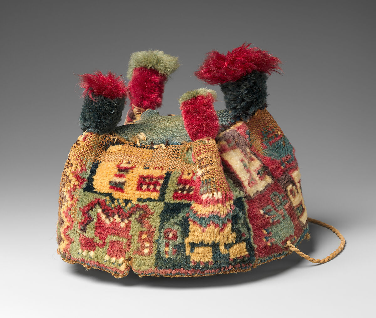 Four-Cornered Hat, Camelid hair, Wari