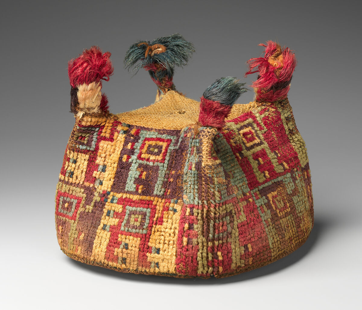 Four-Cornered Hat, Camelid hair, Wari