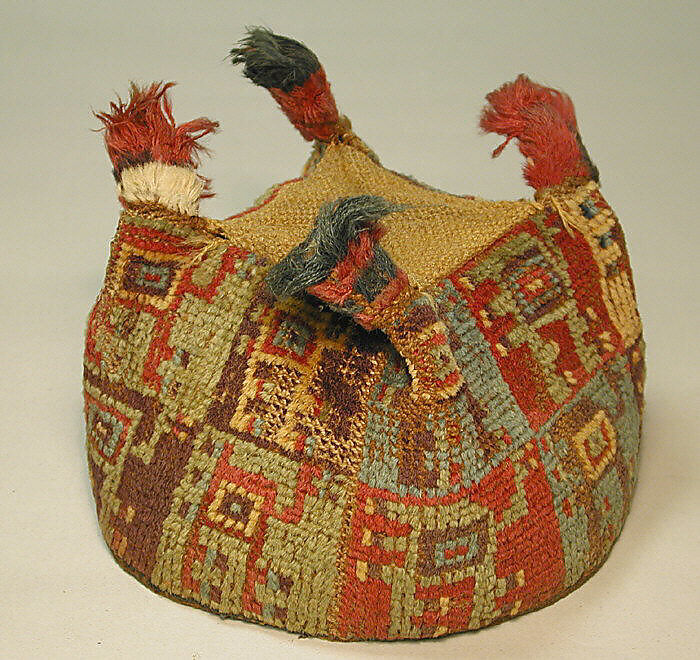 Four-Cornered Hat, Camelid hair, Wari