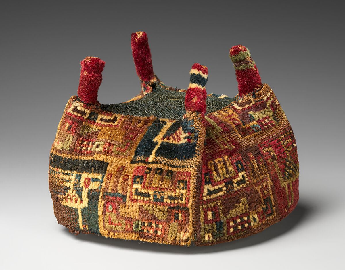 Four-Cornered Hat, Camelid hair, Wari