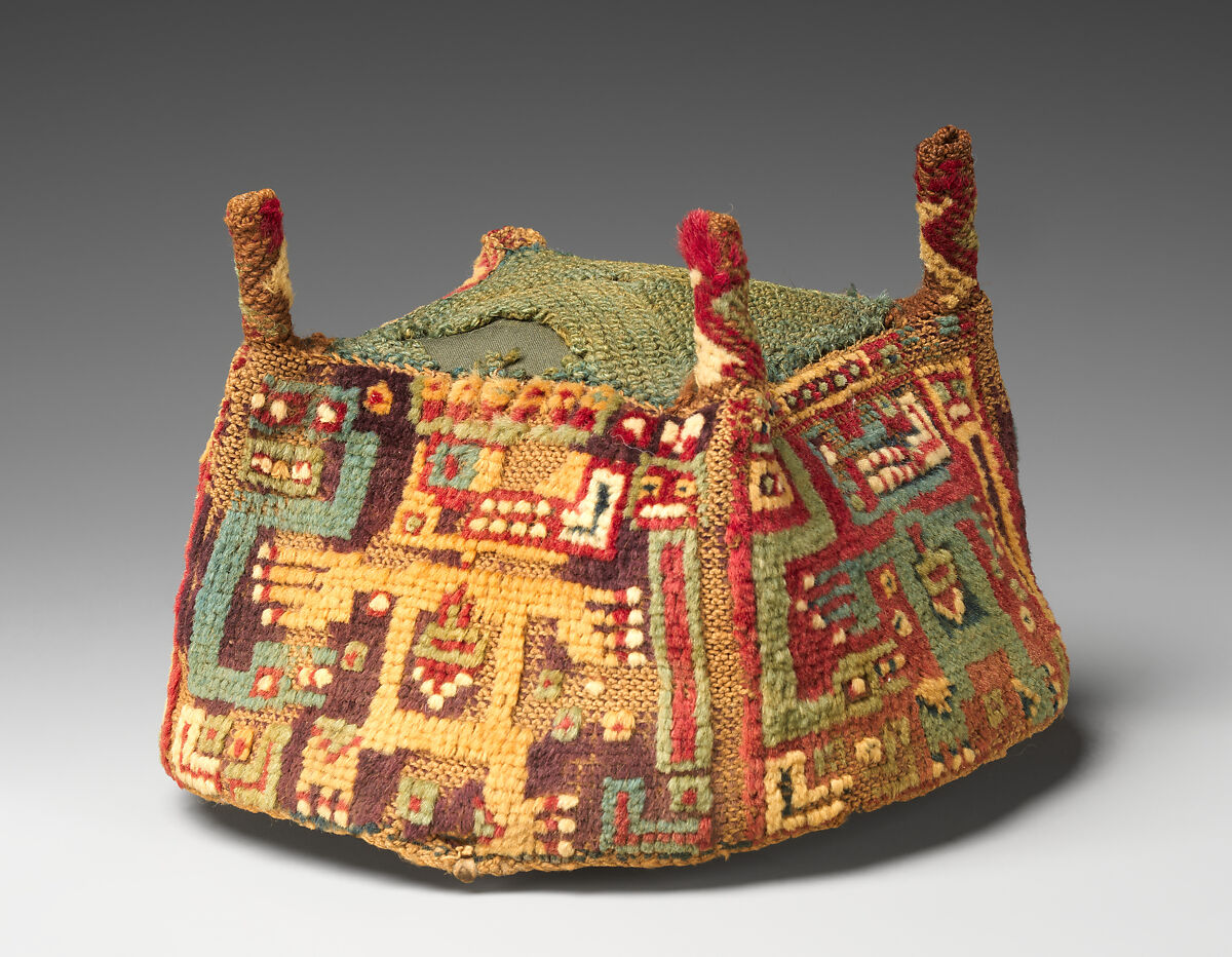 Four-Cornered Hat, Camelid hair, Wari