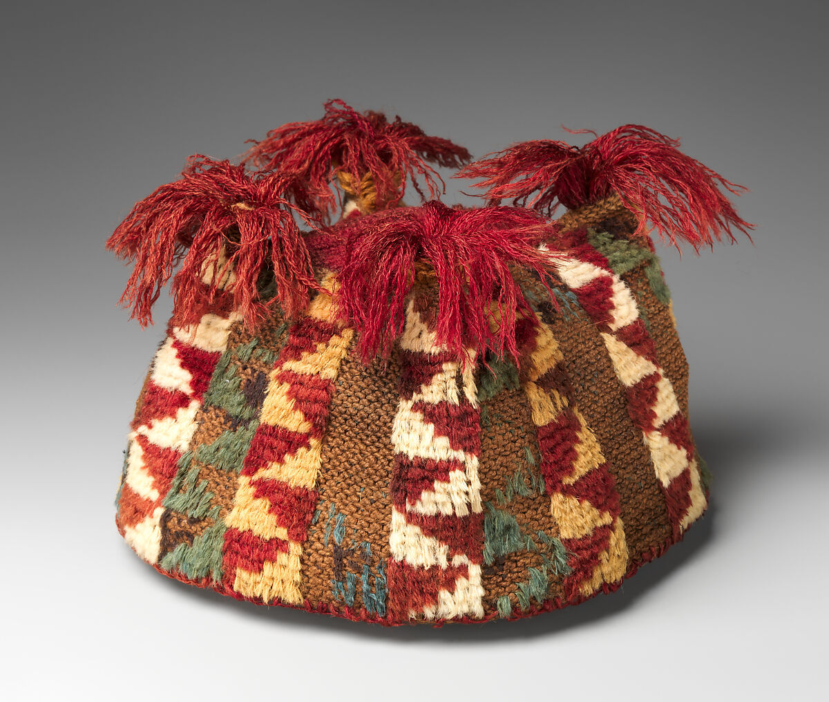 Four-Cornered Hat, Camelid hair, Wari 