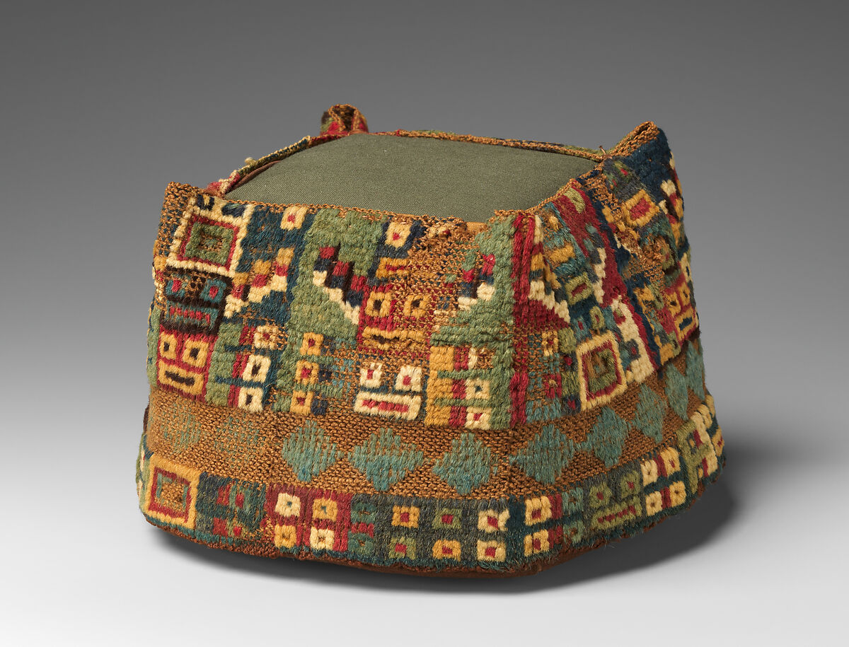 Four-Cornered Hat, Camelid hair, Wari