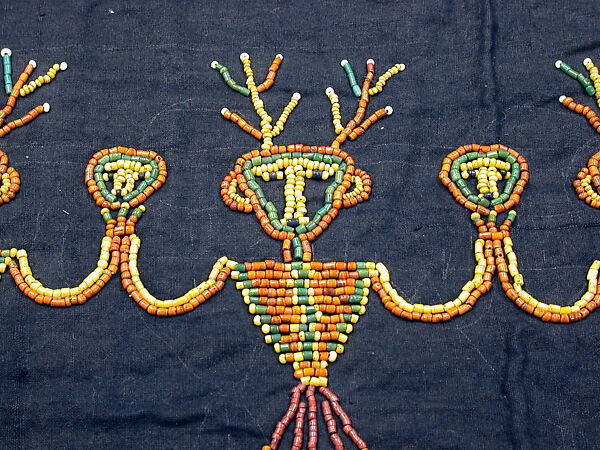 Panel, Cotton, glass beads, Paiwan people