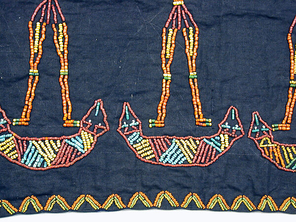 Panel, Cotton, glass beads, Paiwan people
