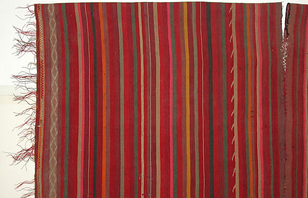 Poncho, Camelid hair, Aymara