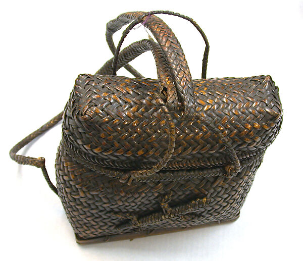 Lidded Basket, Fiber, bamboo, Luzon Island