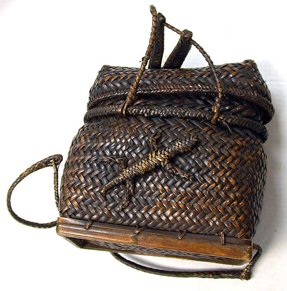 Lidded Basket, Fiber, bamboo, Luzon Island