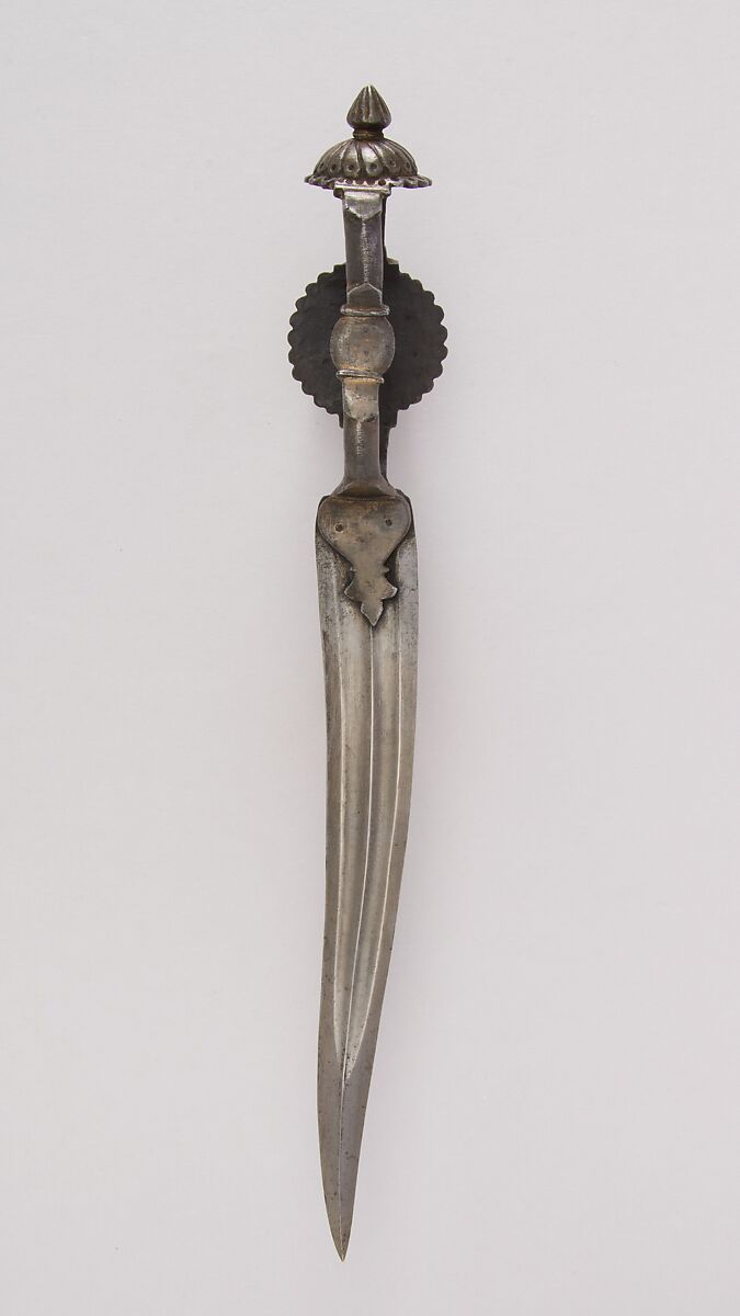 Dagger (Bichuwa), Steel, silver, Indian, South Indian