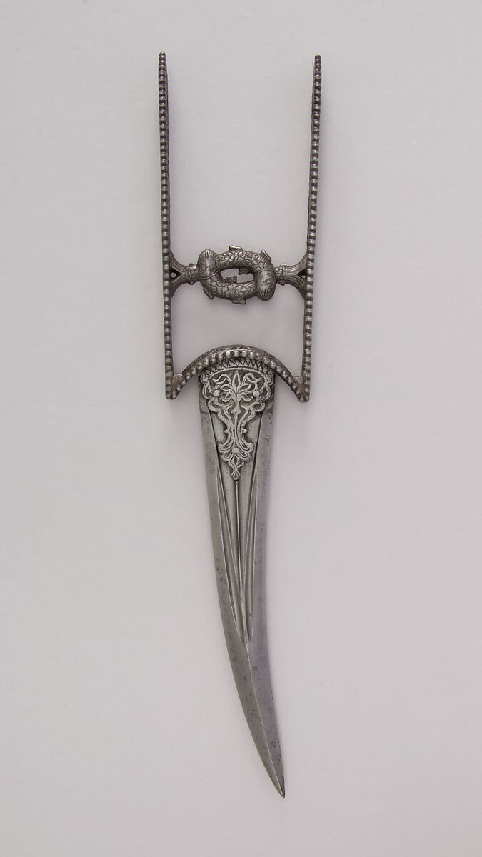 Dagger (Katar), Steel, Indian, Mughal 