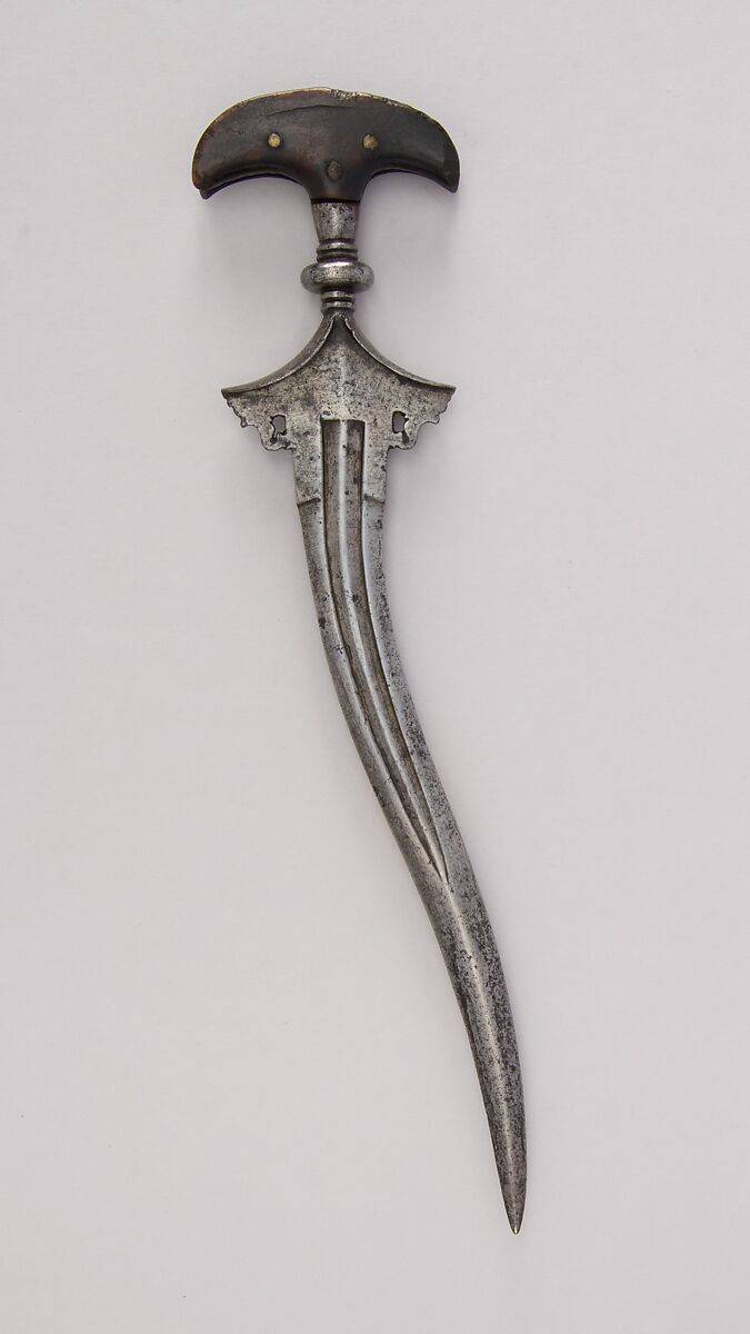 Dagger (Chilanum), Steel, horn, South Indian