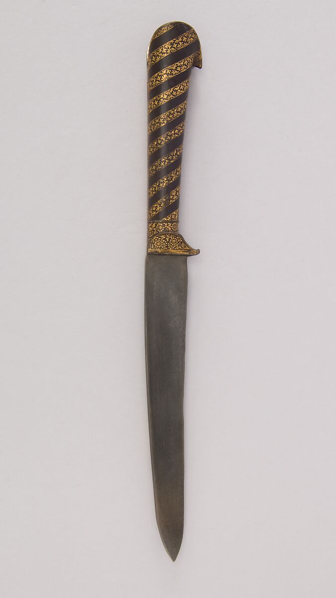 Knife, Steel, gold, Persian