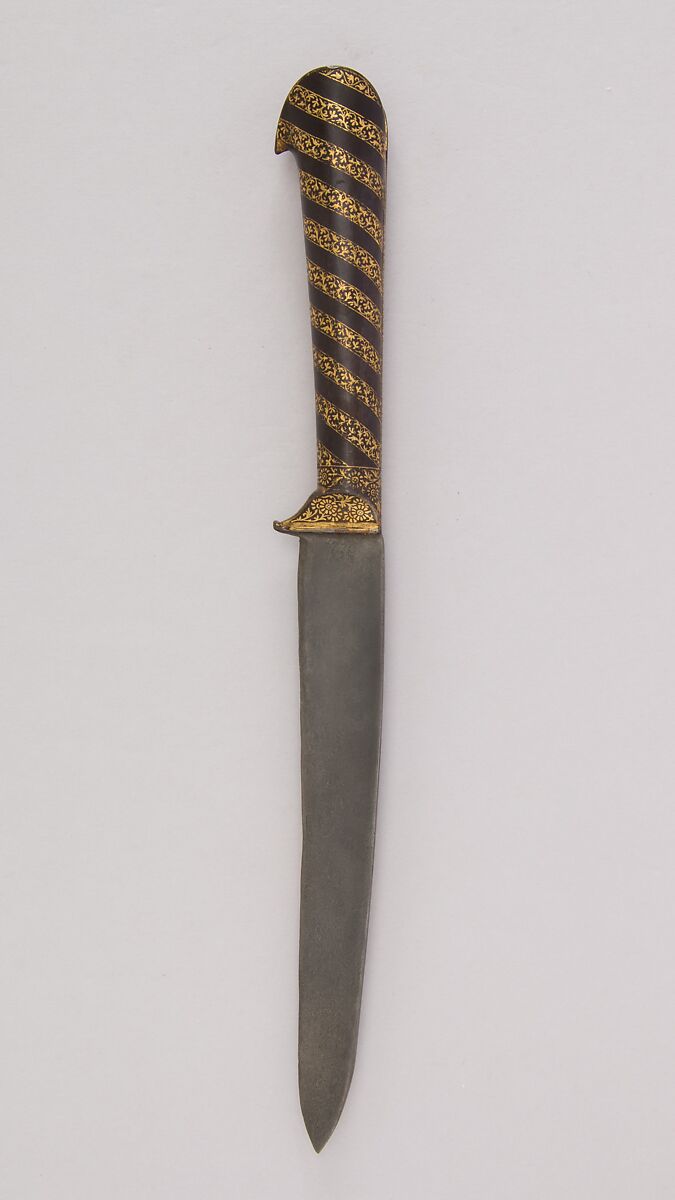Knife, Steel, gold, Persian 