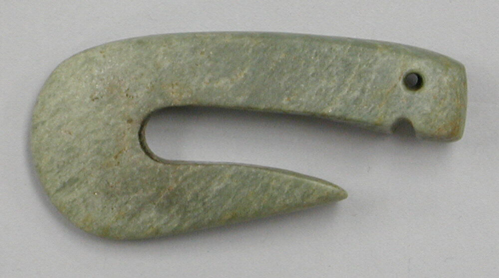 Hook Pendant, Stone, Mexican 
