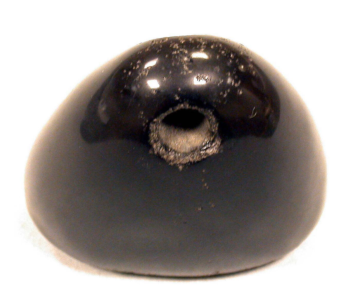 Pendant, Obsidian, Mexican 