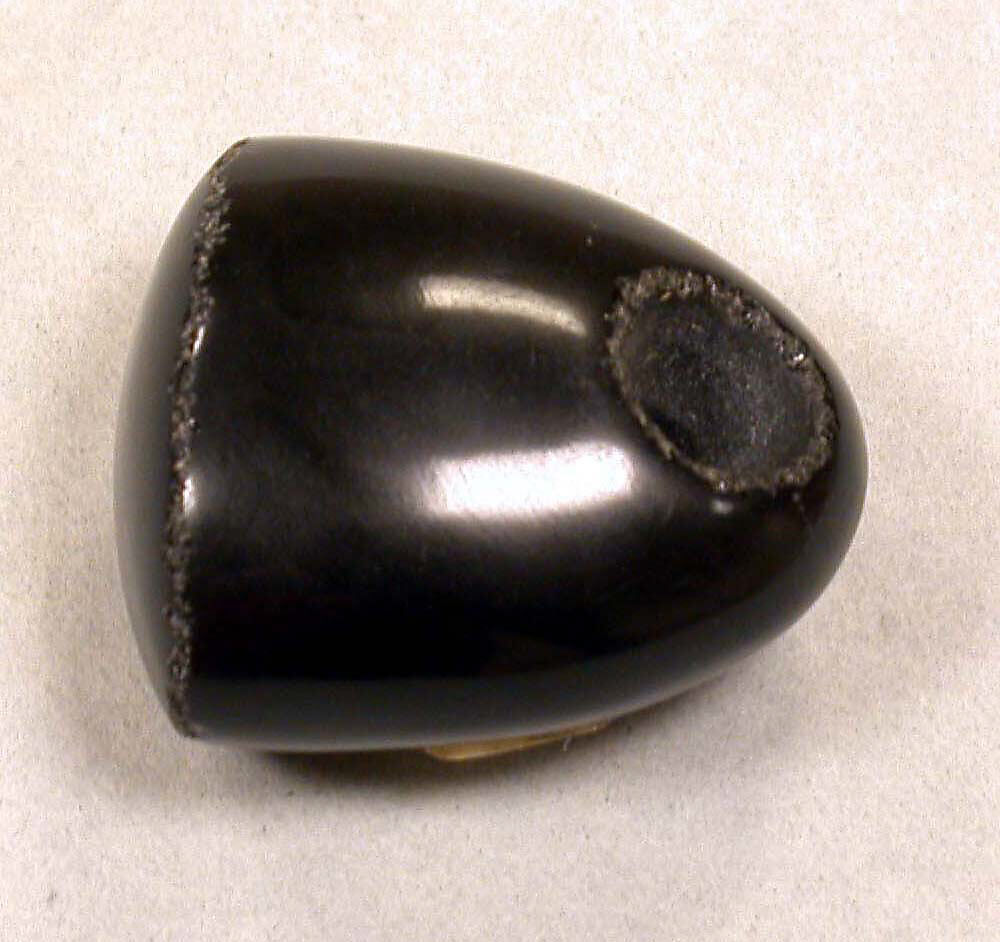 Pendant, Obsidian, Mexican 