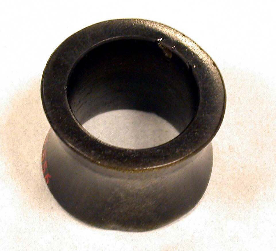 Ear Spool, Obsidian, Mexican 