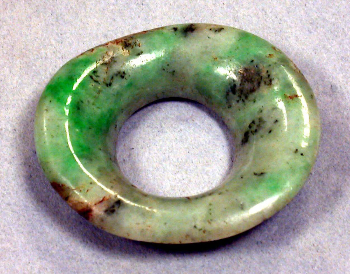 Stone Ear Flare, Jade, Mexican 