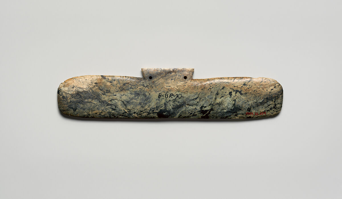 Winged Pendant, Greenstone, Tairona