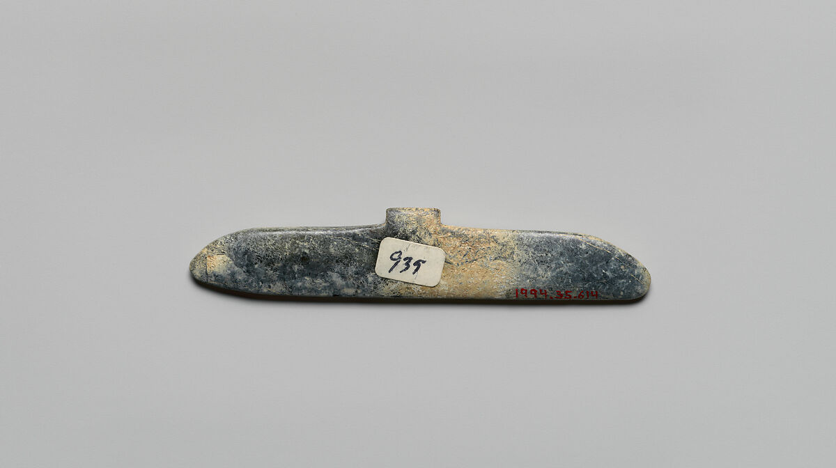 Winged Pendant, Greenstone, Tairona