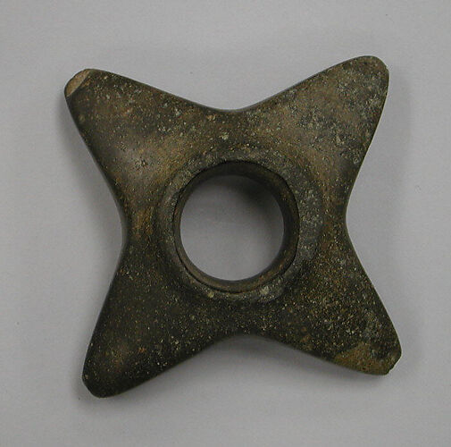 Stone Mace Head with Four Points