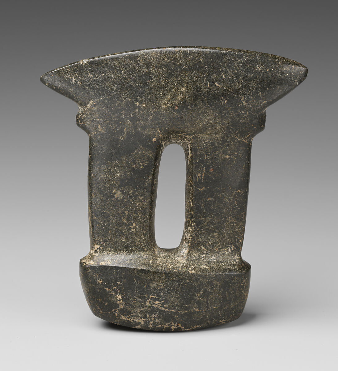 Architectural model, Mezcala artist(s), Greenstone, Mezcala