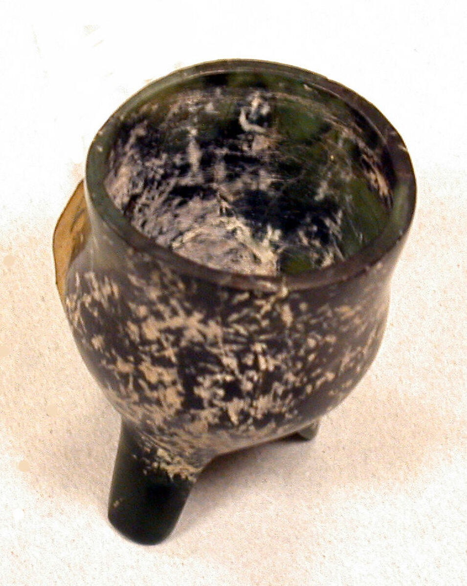 Stone Tripod Vessel, Stone, Mexican 