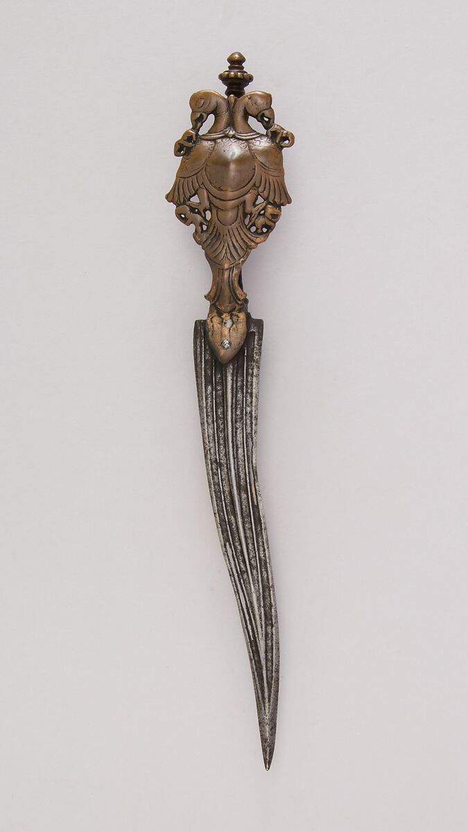 Dagger (Bichuwa), Steel, copper, Indian, Thanjavur 