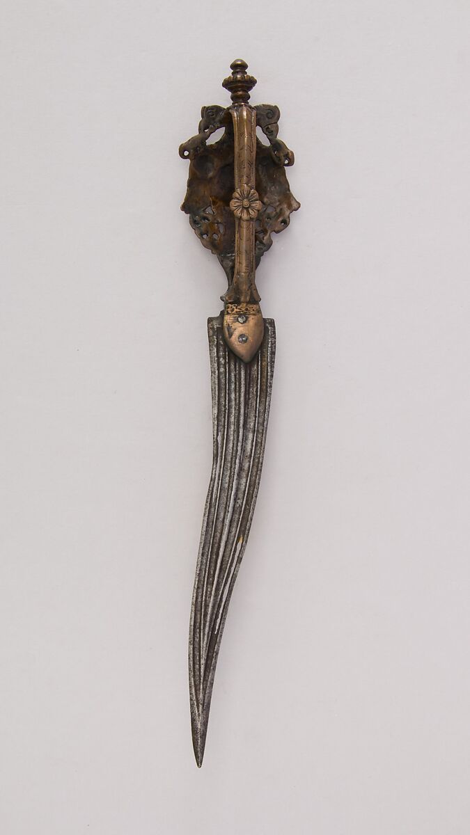 Dagger (Bichuwa), Steel, copper, Indian, Thanjavur