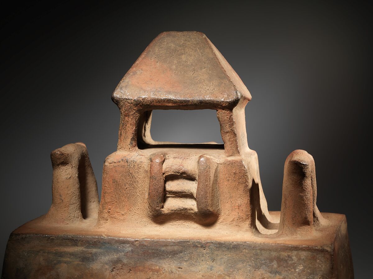 Temple Model, Ceramic, Colima
